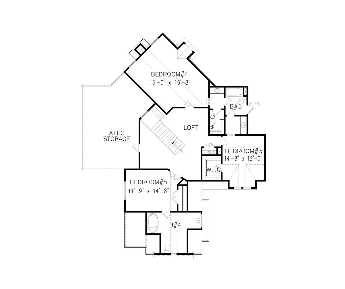House Plan 97697 Level Two