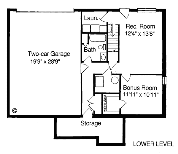 House Plan 97711 Level Two