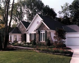 Traditional Plan with 4517 Sq. Ft., 3 Bedrooms, 4 Bathrooms, 2 Car Garage Picture 2