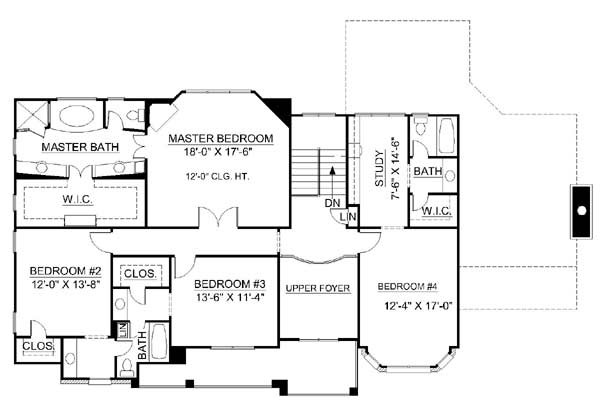 House Plan 98227 Level Two