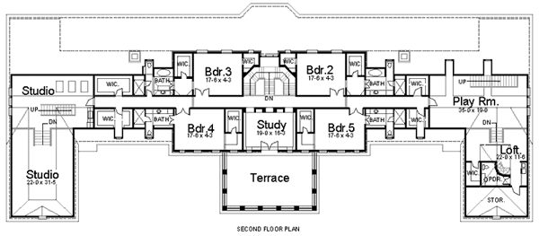 House Plan 98256 Level Two
