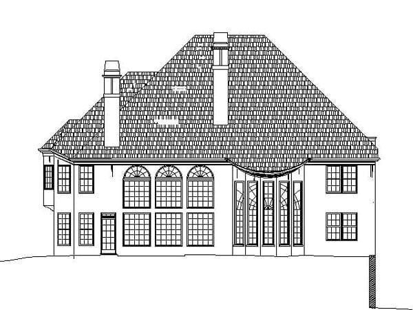House Plan 98263 Rear Elevation