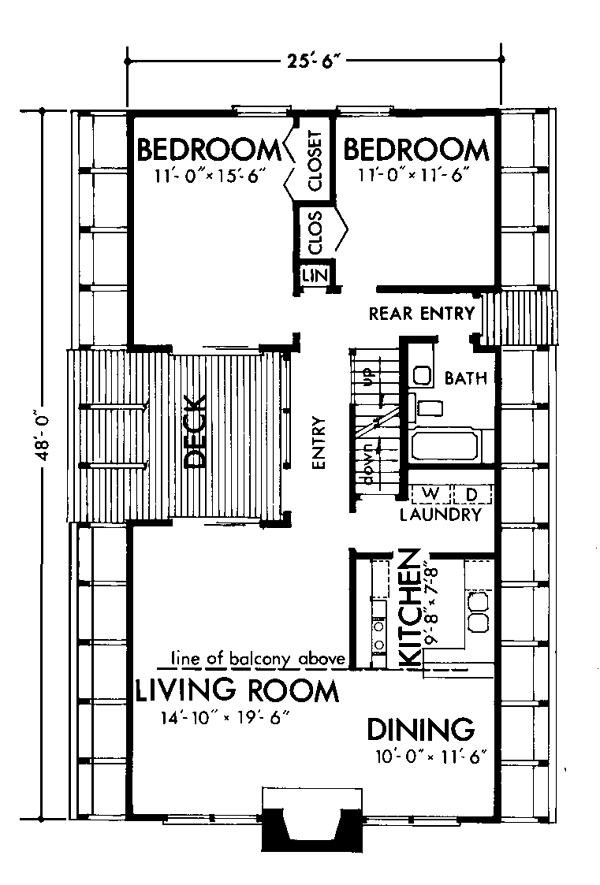 House Plan 98377 Level One