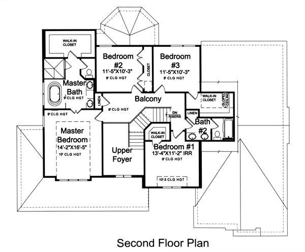 House Plan 98605 Level Two