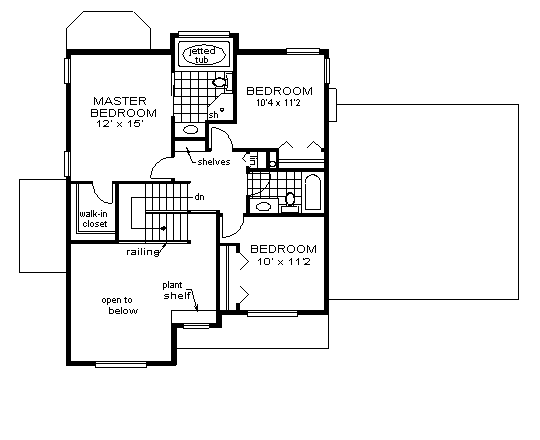 House Plan 98848 Level Two