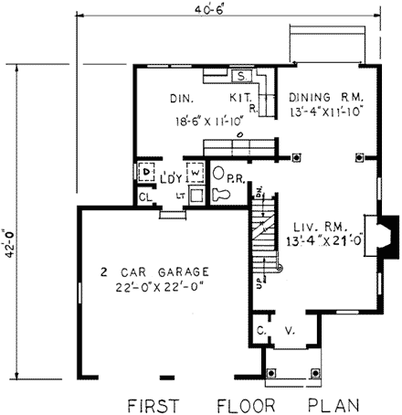 First Level Plan