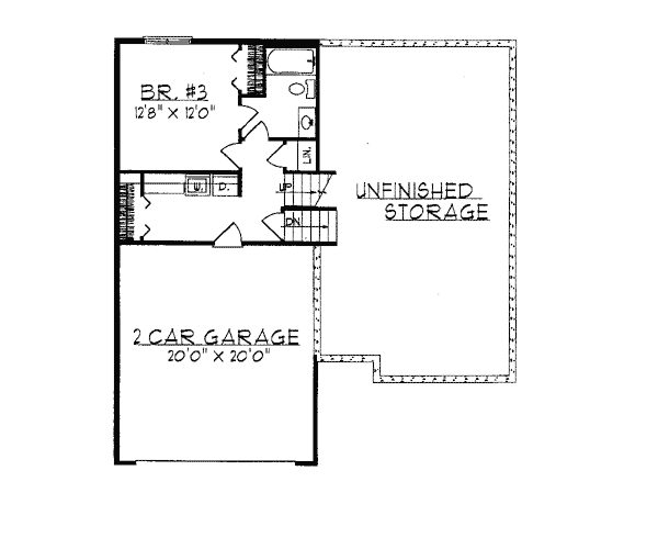 House Plan 99189 Level One