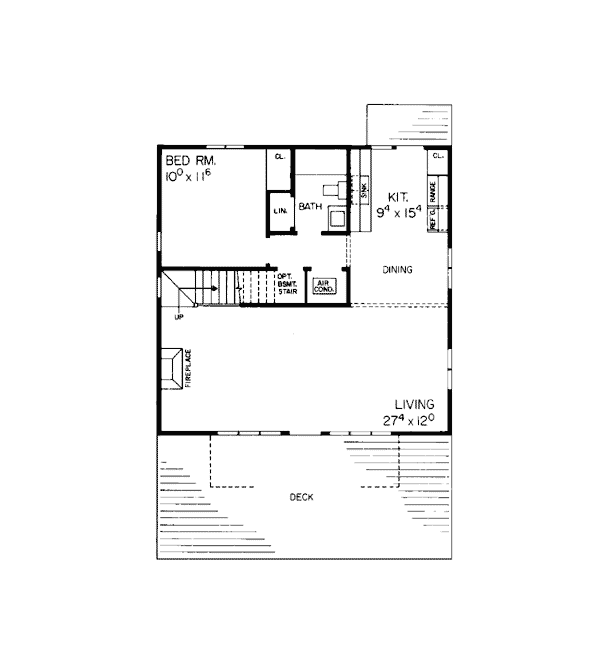 House Plan 99238 Level One