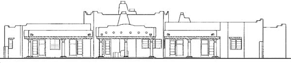 House Plan 99272 Rear Elevation