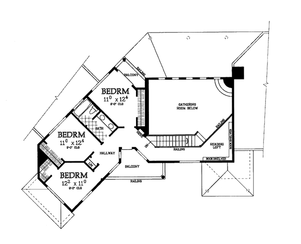 House Plan 99273 Level Two
