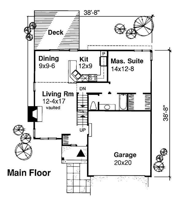 House Plan 99339 Level One