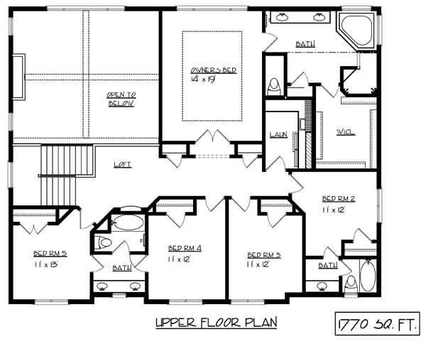 House Plan 99379 Level Two