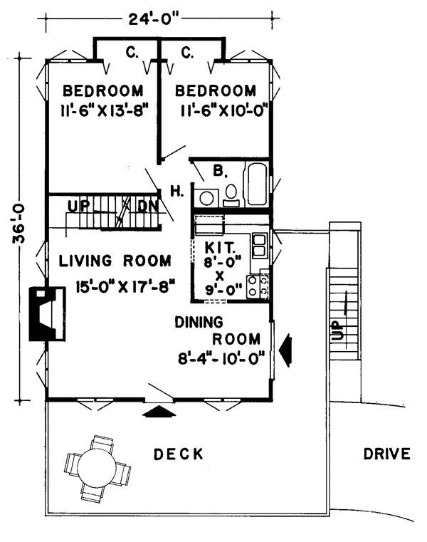 House Plan 9964 Level One