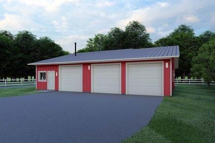 Plan 99933 - 618 Square Feet
