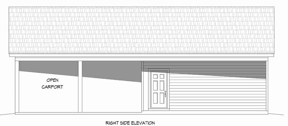 Garage Plan 40895 - 3 Car Garage Picture 1