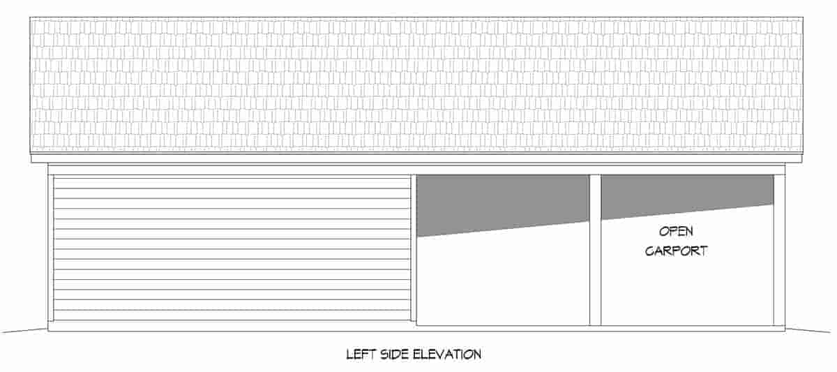 Garage Plan 40895 - 3 Car Garage Picture 2