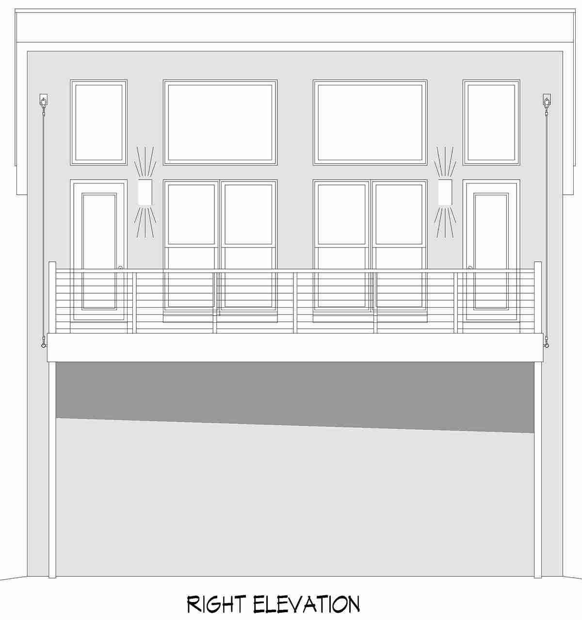 Garage-Living Plan 40897 Picture 1