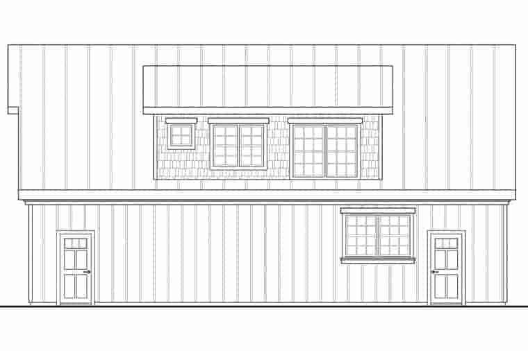 Garage Plan 41153 - 2 Car Garage Apartment Picture 2