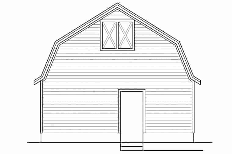 Garage Plan 41157 - 3 Car Garage Picture 1