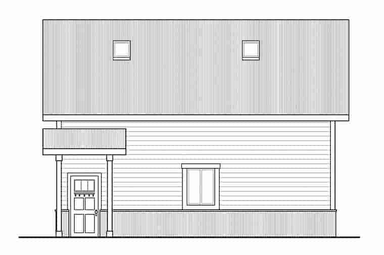 Garage Plan 41294 - 2 Car Garage Apartment Picture 1