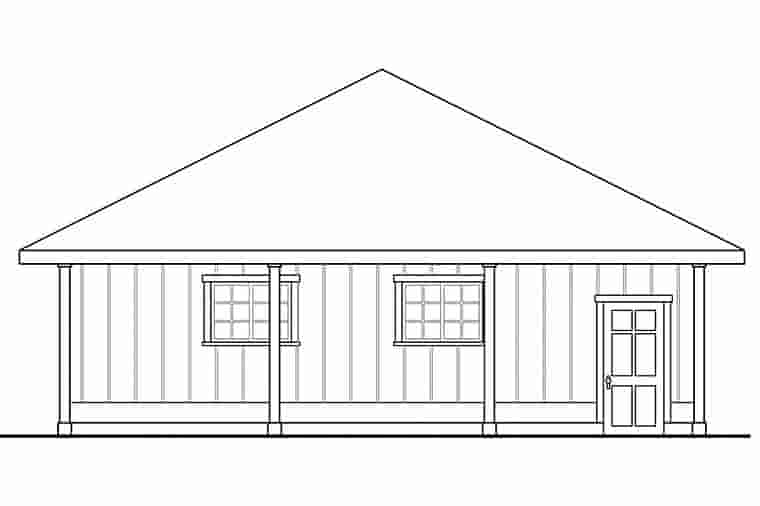 Garage Plan 41295 - 3 Car Garage Picture 2