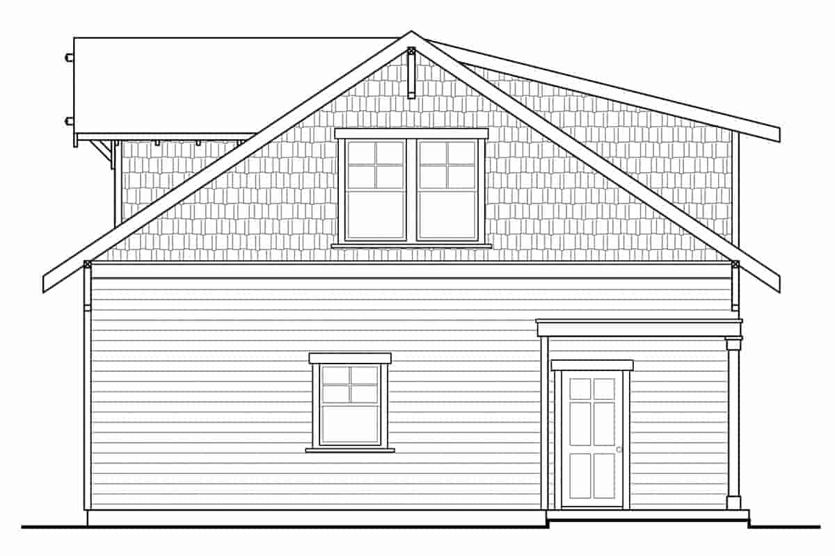 Garage Plan 41350 - 2 Car Garage Apartment Picture 1