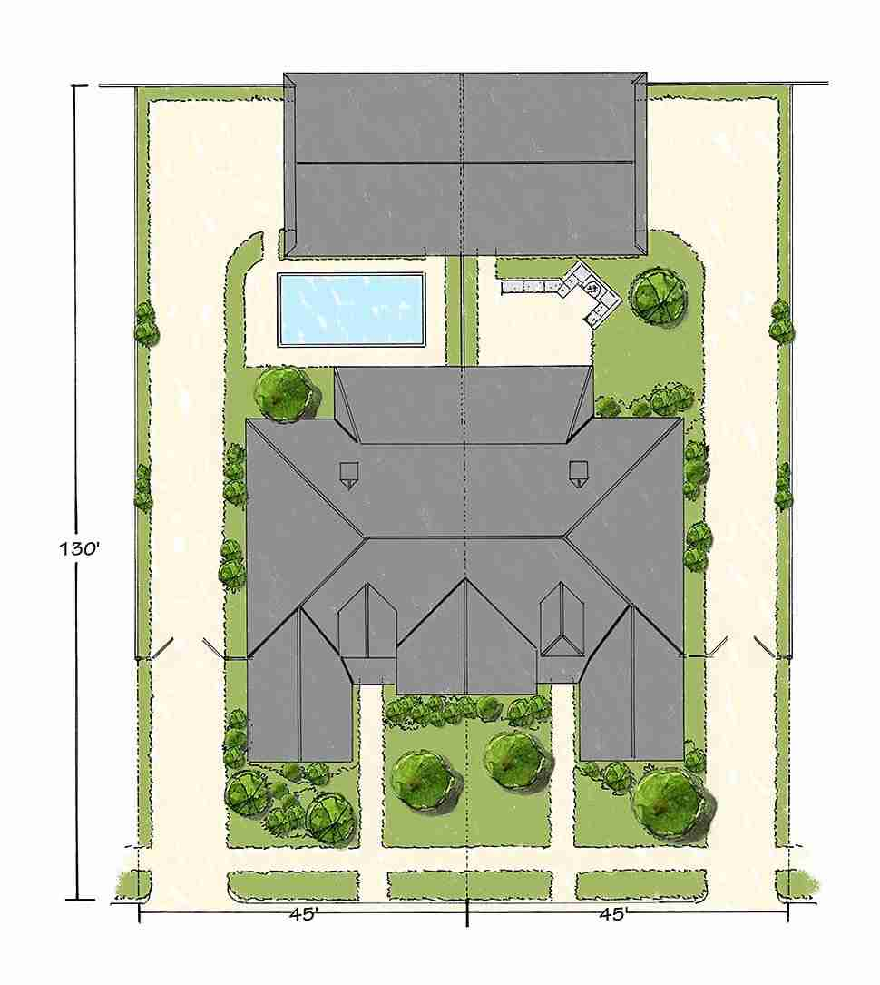 Multi-Family Plan 43264 Picture 4