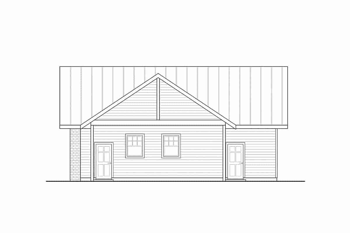 Garage Plan 43734 - 2 Car Garage Picture 1