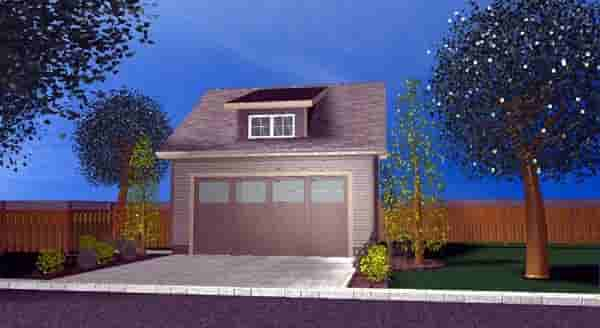 Garage Plan 44106 - 2 Car Garage Picture 1