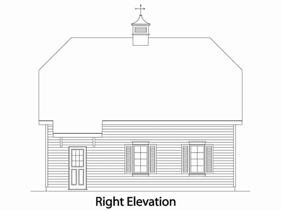 Garage Plan 49027 - 2 Car Garage Picture 1