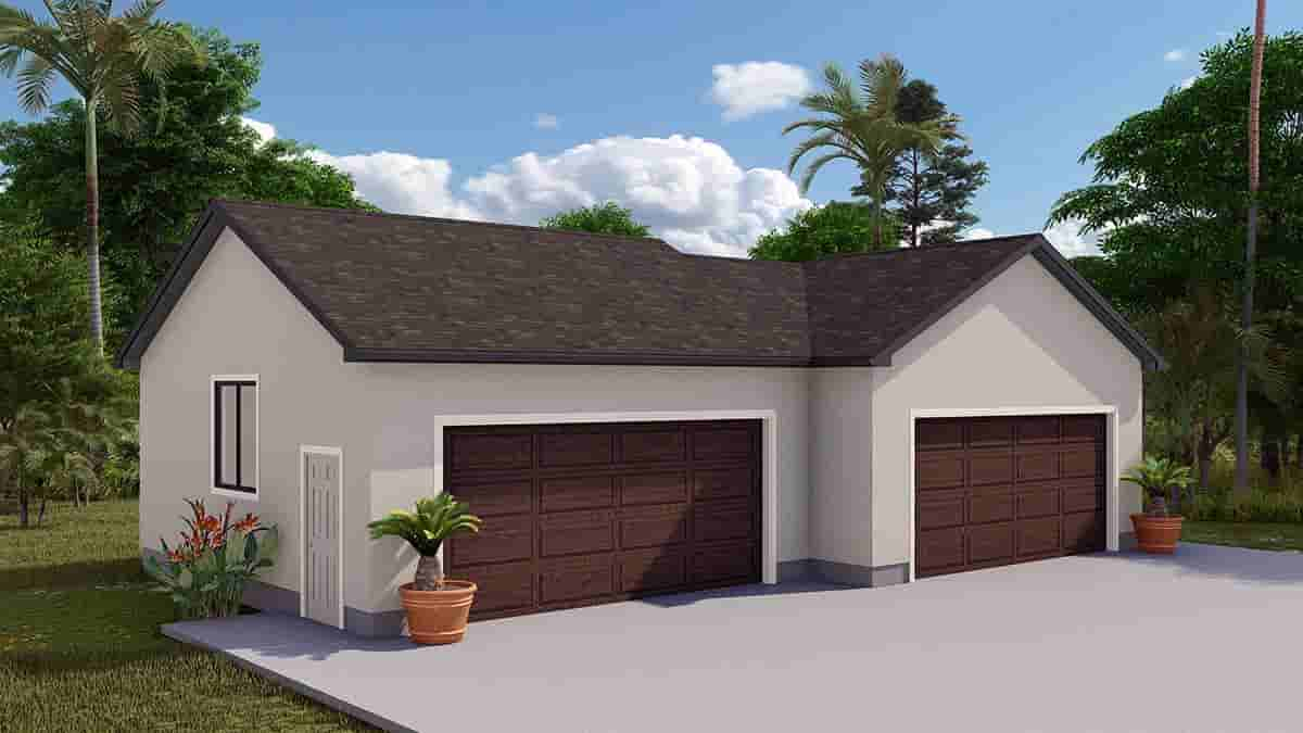 Garage Plan 50549 - 4 Car Garage Picture 2