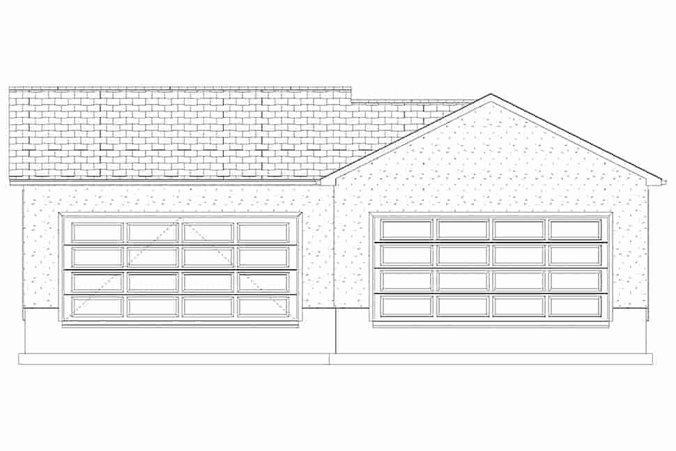 Garage Plan 50549 - 4 Car Garage Picture 4