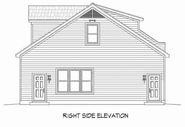 Garage Plan 51454 - 4 Car Garage Picture 1