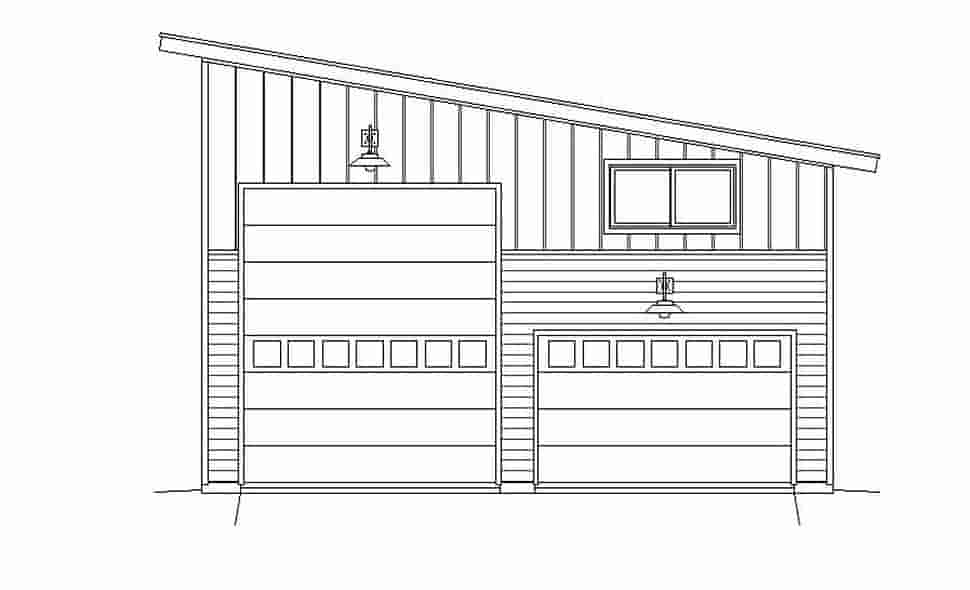 Garage Plan 51671 - 4 Car Garage Picture 3