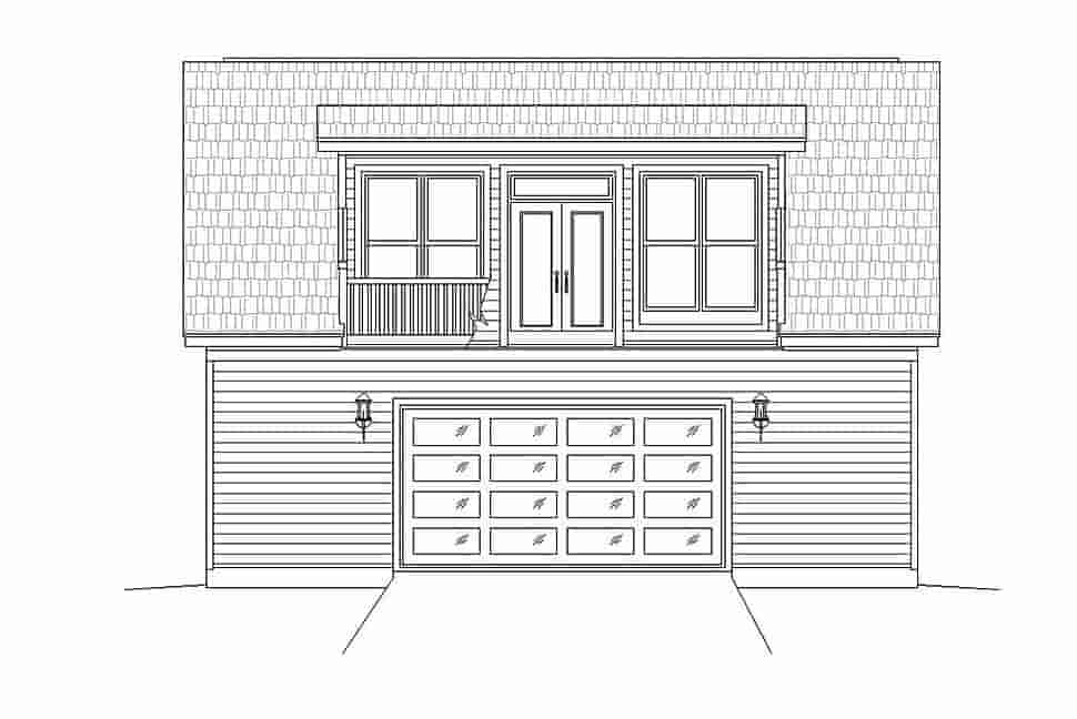 Garage Plan 51692 - 3 Car Garage Picture 3