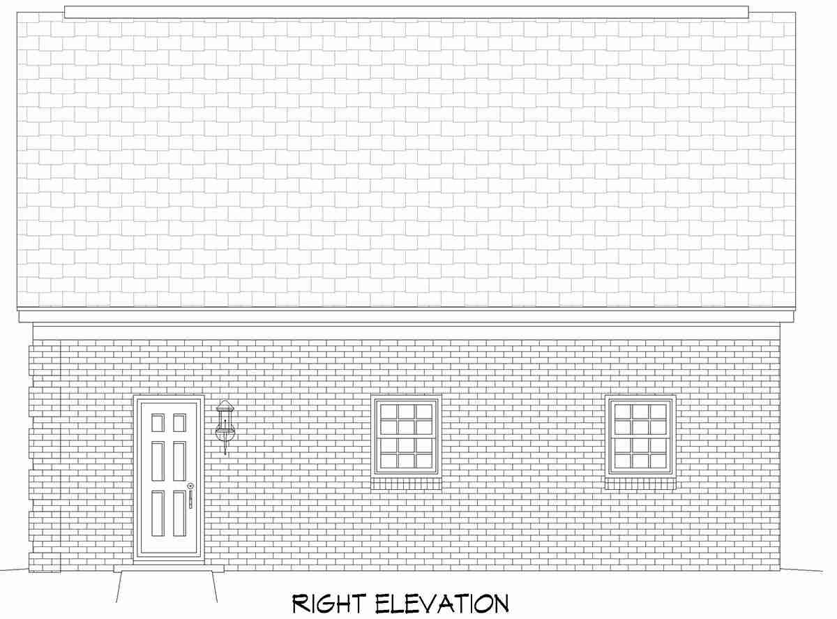 Garage Plan 52114 - 2 Car Garage Apartment Picture 1