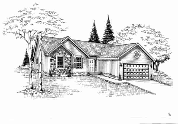 House Plan 58424 Picture 1