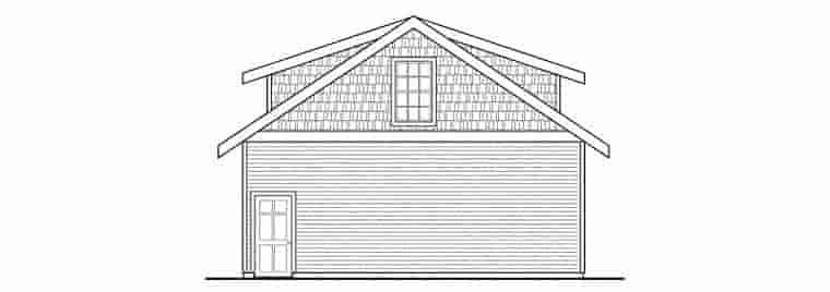 Garage Plan 59469 - 2 Car Garage Apartment Picture 2