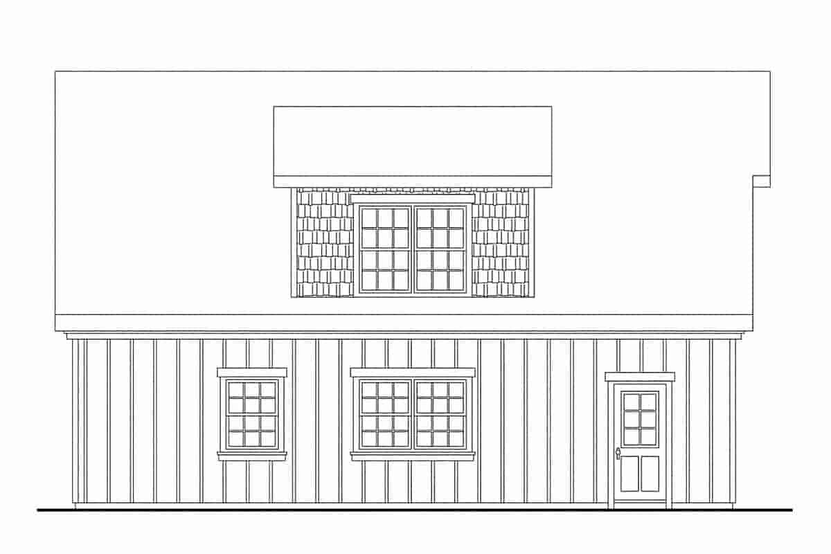 Garage Plan 59475 - 2 Car Garage Apartment Picture 2