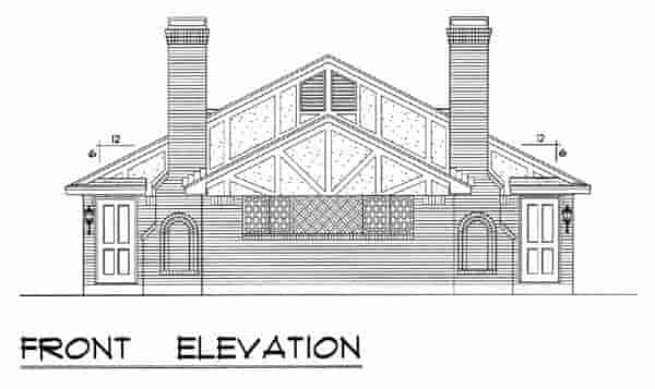 Multi-Family Plan 60813 Picture 3