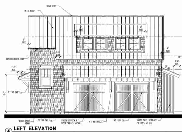 Garage Plan 73766 - 2 Car Garage Apartment Picture 3