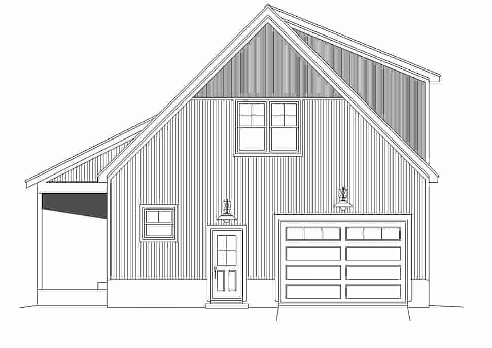 Garage-Living Plan 80978 Picture 3