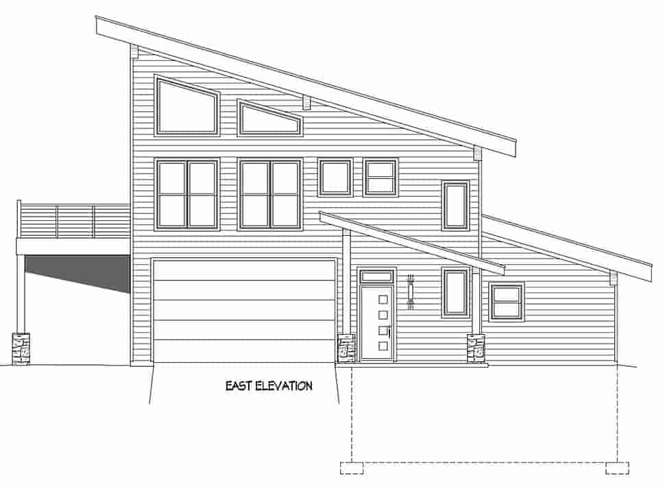 Garage-Living Plan 81521 Picture 3