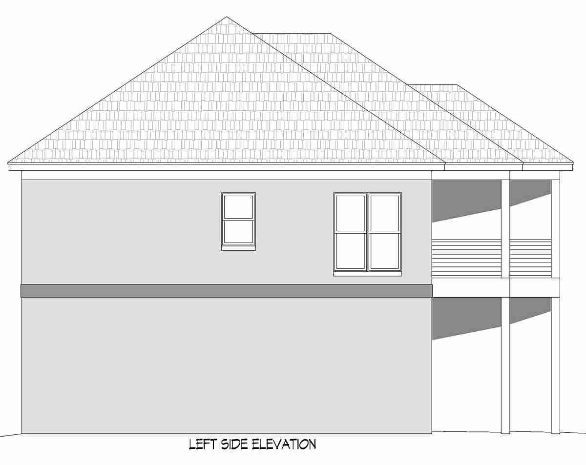 Garage-Living Plan 81572 Picture 2