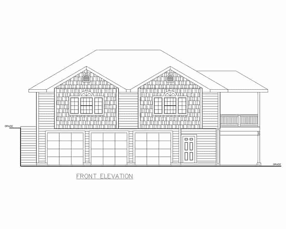 Garage-Living Plan 85130 Picture 3