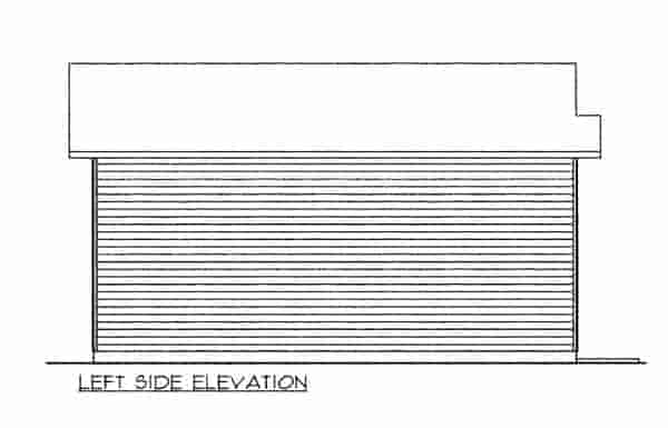 Garage Plan 86584 - 3 Car Garage Picture 1