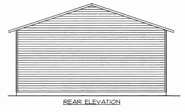 Garage Plan 86584 - 3 Car Garage Picture 2