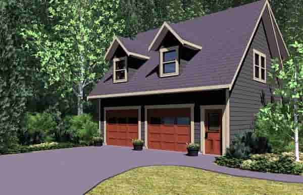 Garage Plan 96220 - 2 Car Garage Apartment Picture 1