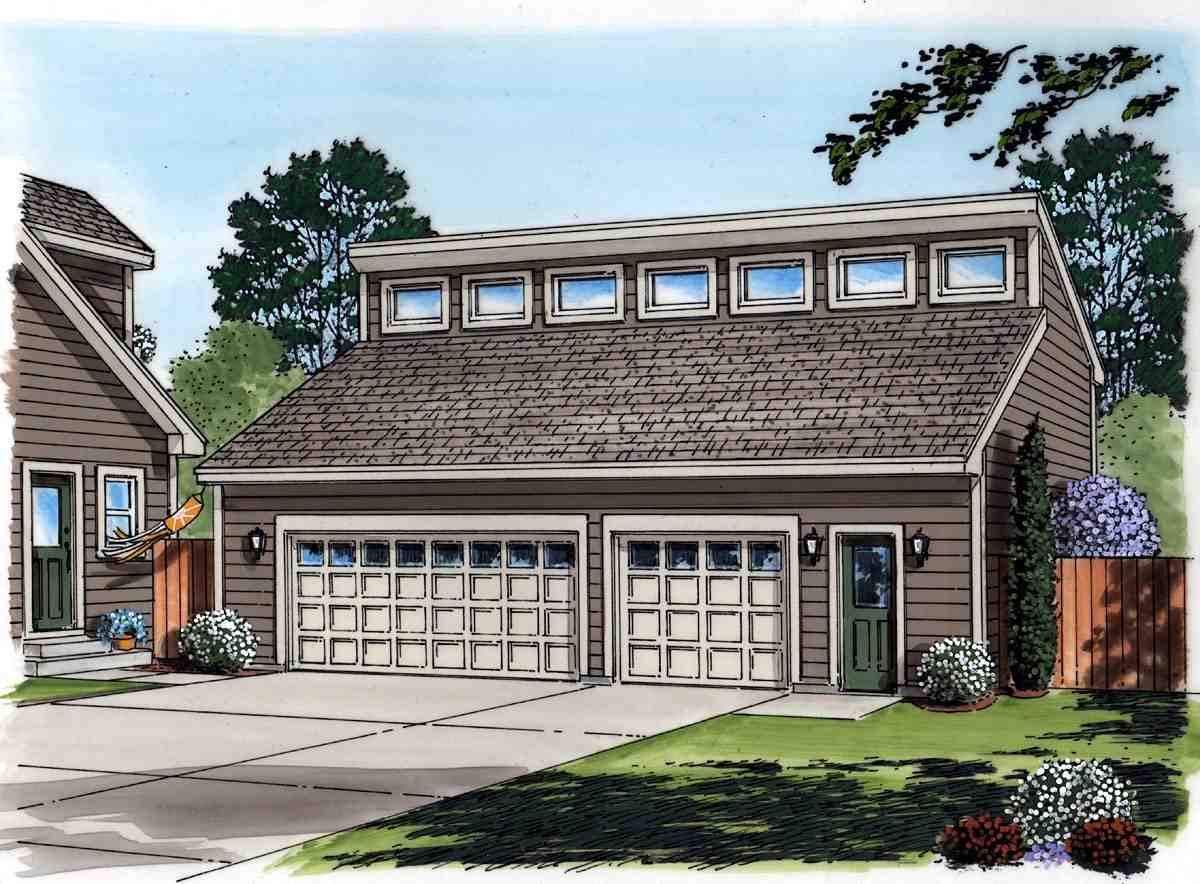 Garage Plan 30012 - 3 Car Garage Picture 1