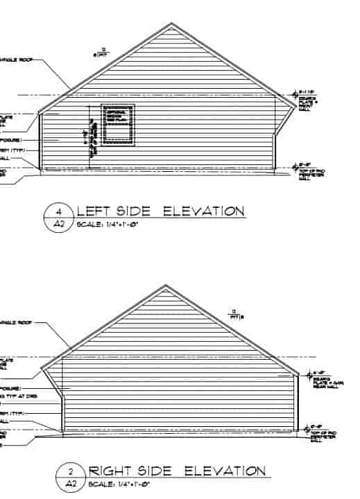 Garage Plan 30022 - 3 Car Garage Picture 2